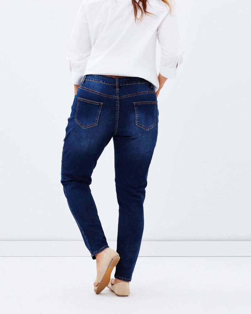 Women's Dark Wash Jeans - Image 3