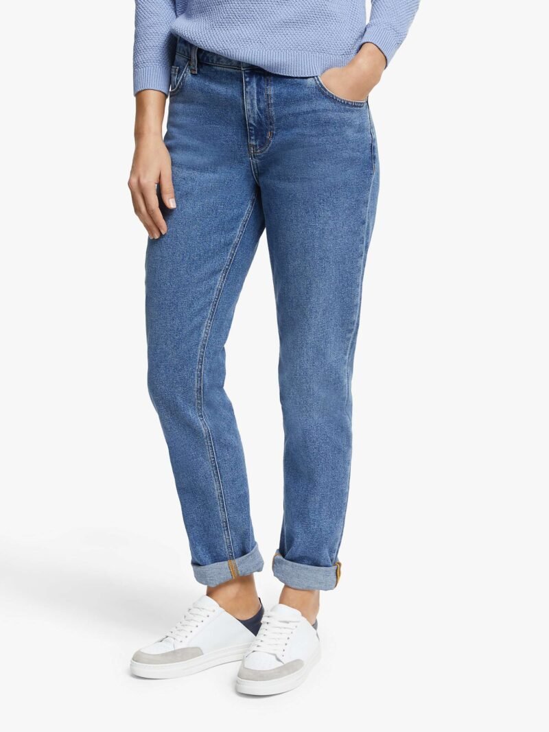 Women's Girlfriend Jeans, Light Vintage - Image 3