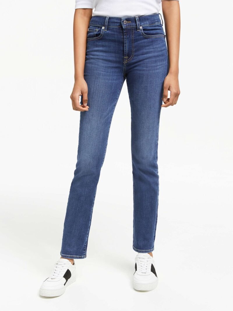 Women's Straight Leg Jeans, Vintage Dusk - Image 3