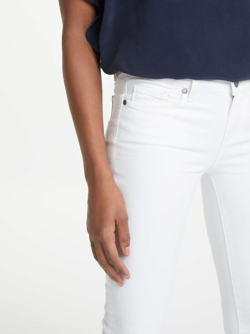 Women's Skinny Jeans, Optic White - Image 4