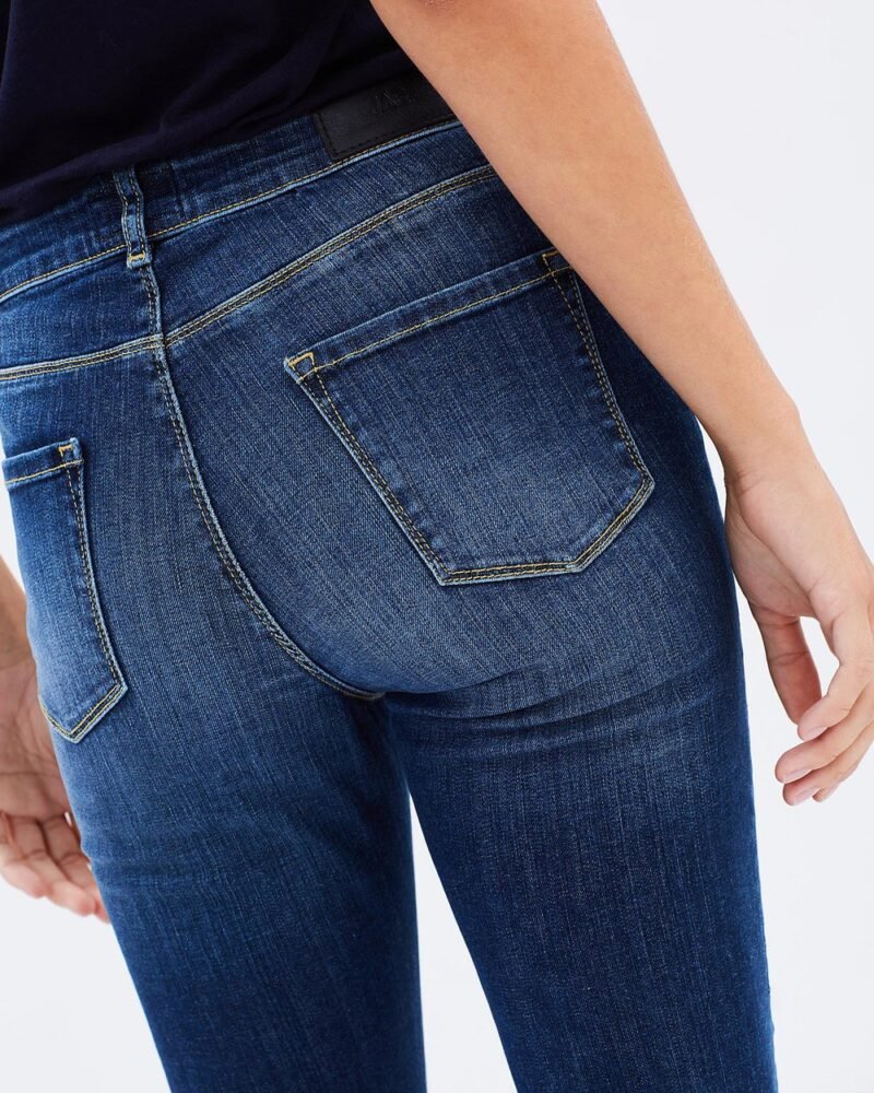 Women's High Rise Straight Jeans - Image 4