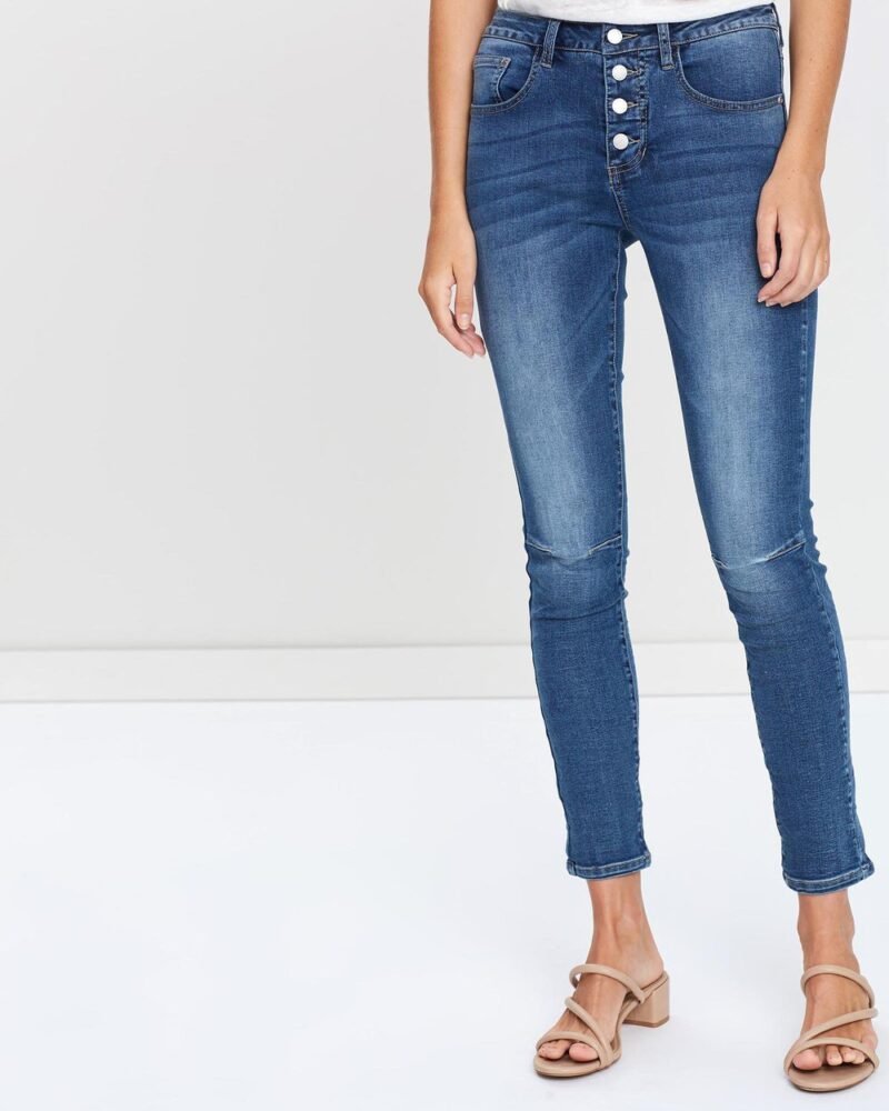 Women's Mid-Rise Jeans - Image 4