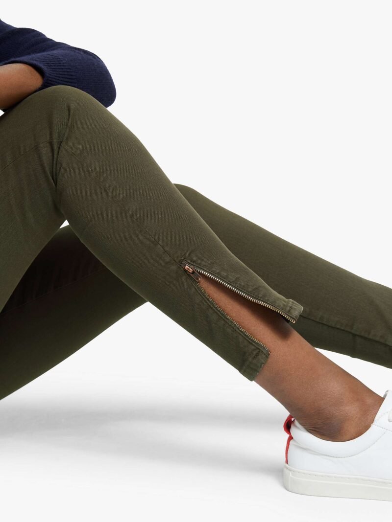 Women's Super Skinny Biker Jeans, Classic Khaki - Image 5