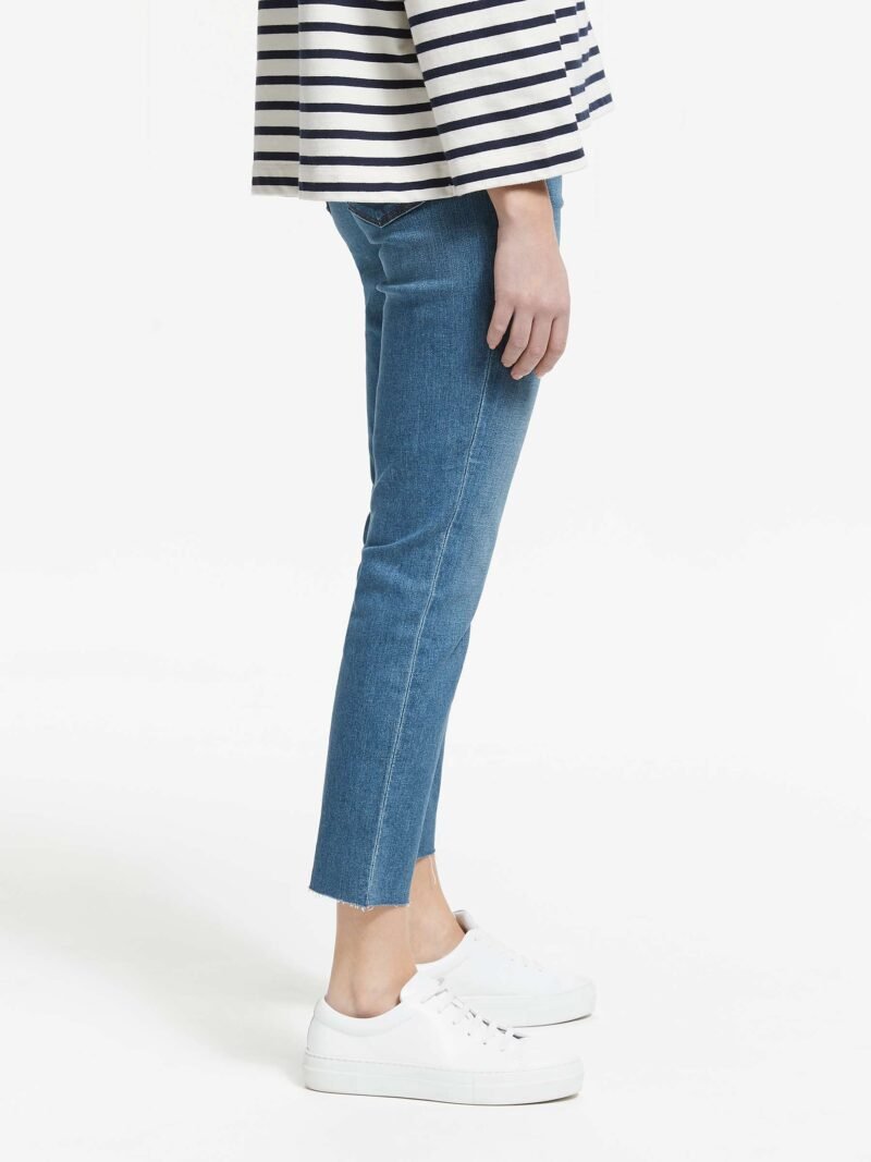 Women's High Rise Straight Cropped Jeans - Image 5