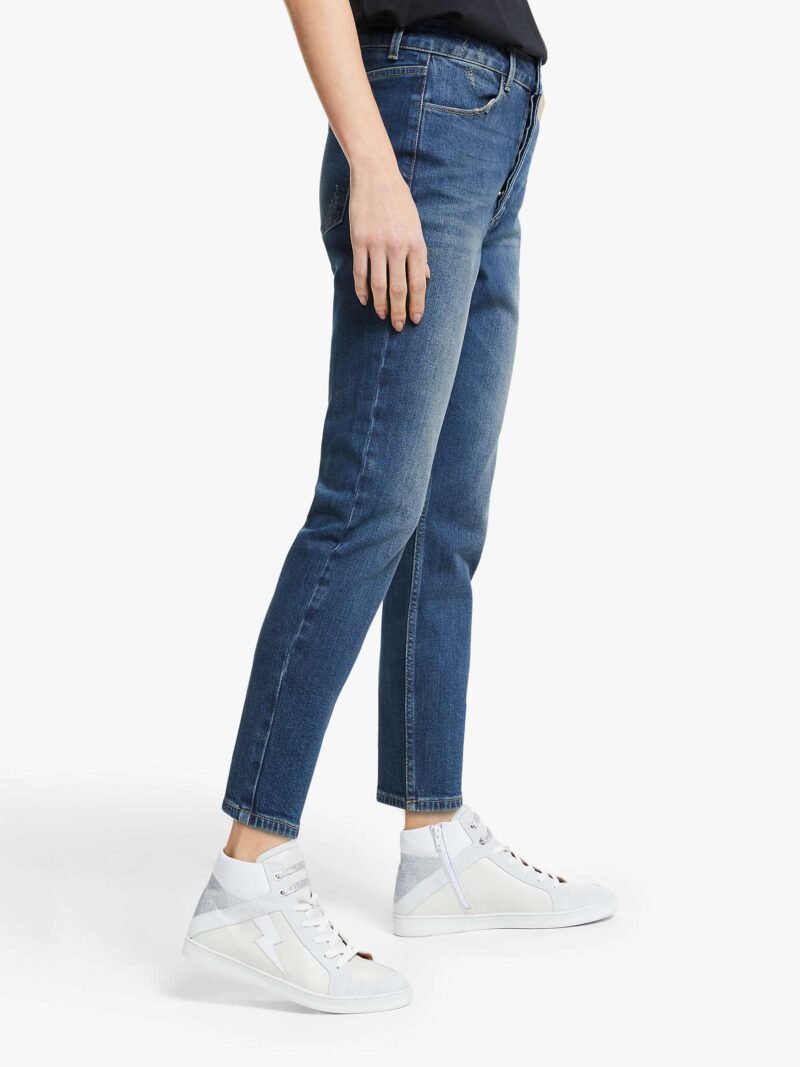 Women's Vintage High Rise Jeans, Blue Amour - Image 6