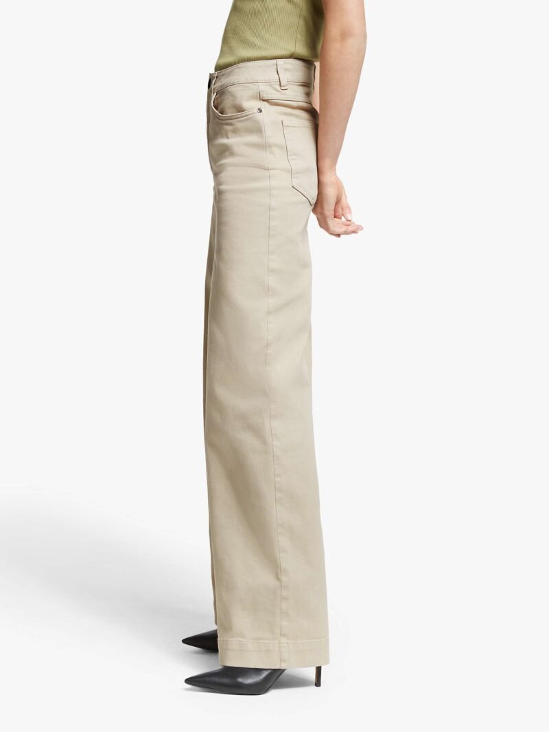 Women's Wide Leg Jeans, Safari - Image 6