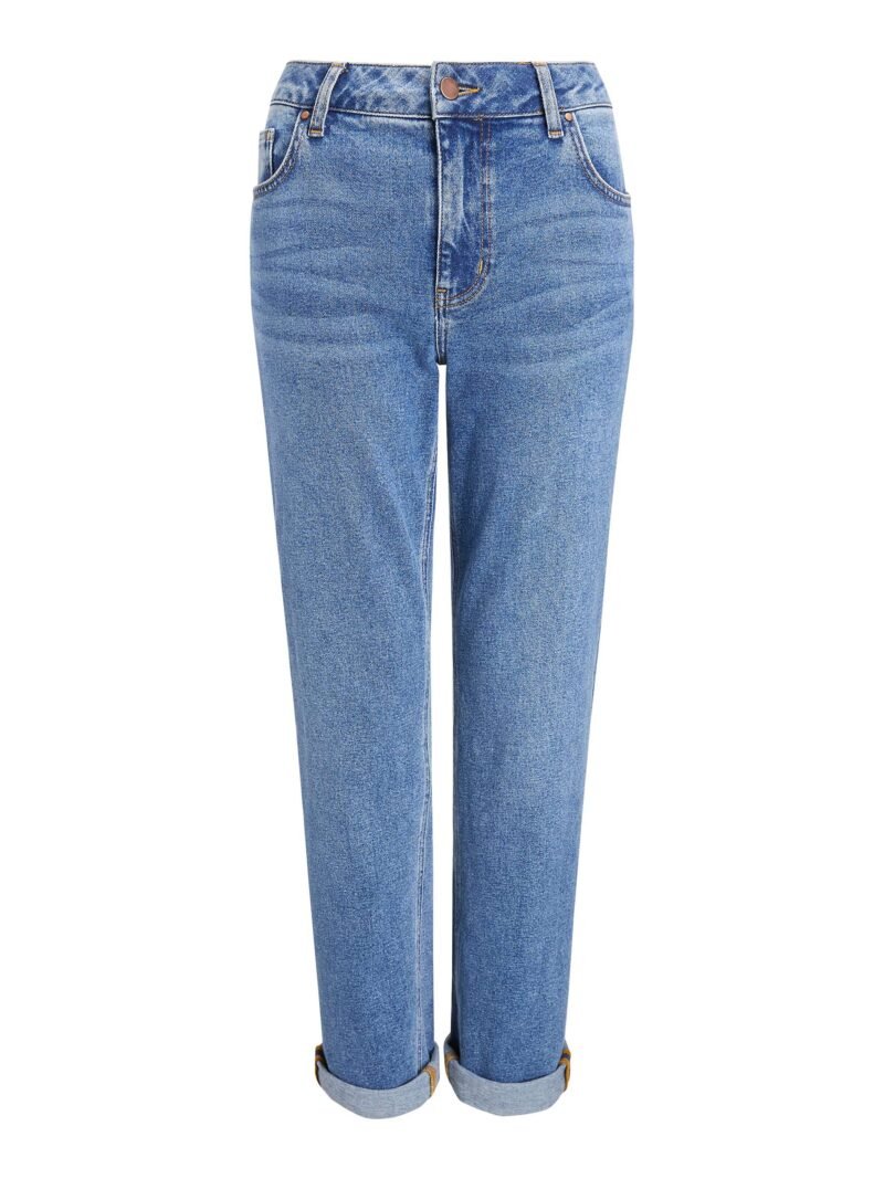 Women's Girlfriend Jeans, Light Vintage - Image 7