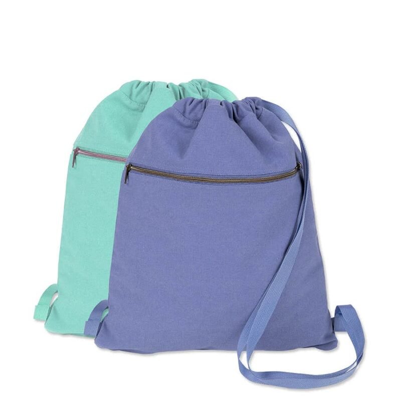 Midweight Pigment Dyed Canvas Drawstring Bag