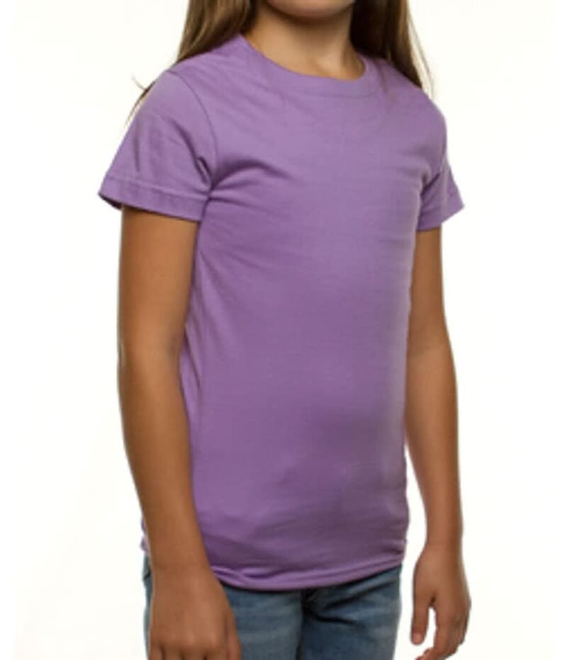 Girls 100% Polyester Longer Length Jersey T‑shirt