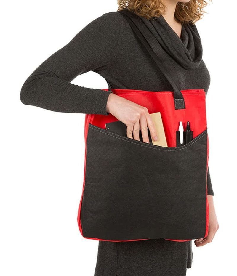 Promotional Non‑Woven Pocket Convention Tote