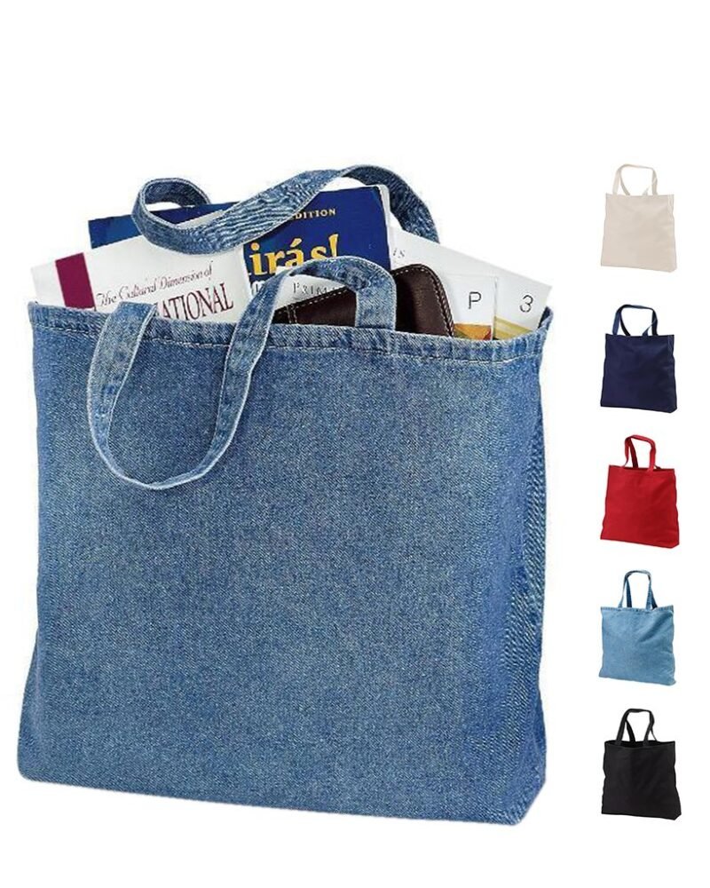 Heavy Cotton Denim Convention Tote Bag