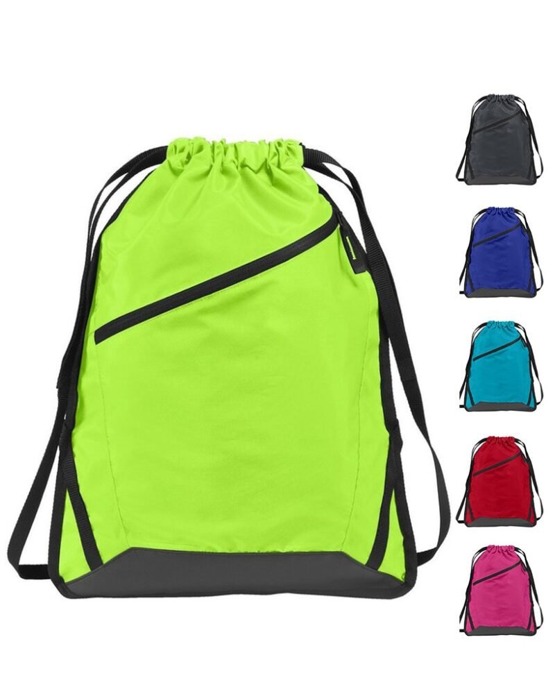 Zip It Drawstring Backpack with Adjustable Straps