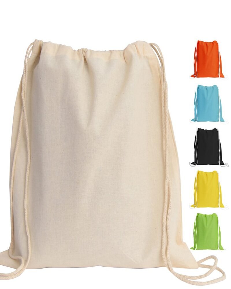 Economical Sport Cotton Drawstring Bag