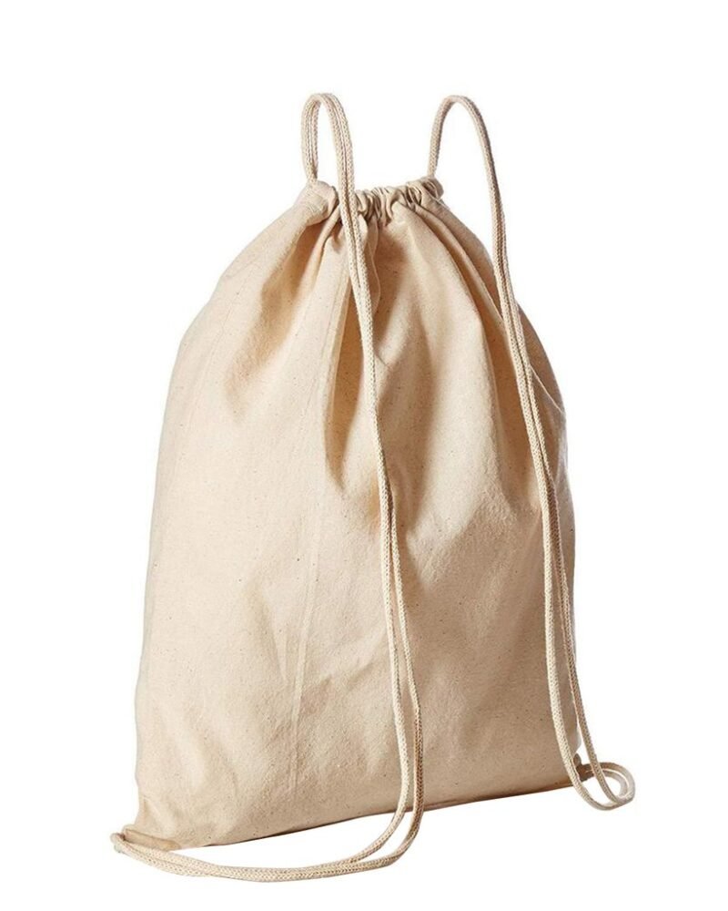 Organic Cotton Canvas Drawstring Bags - Image 2