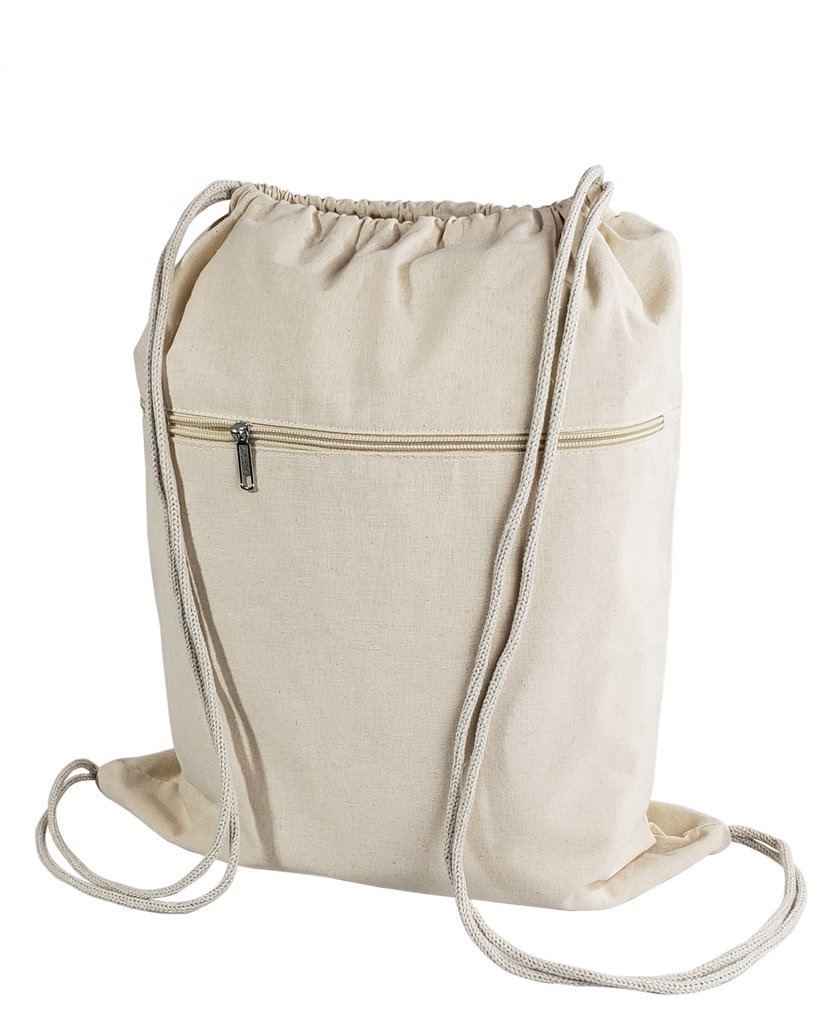 cotton canvas drawstring bags