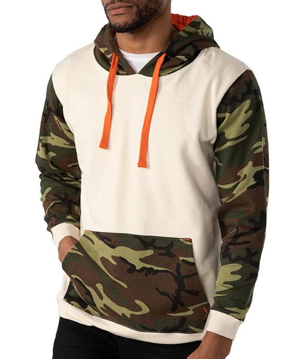 Men's camo hoodie