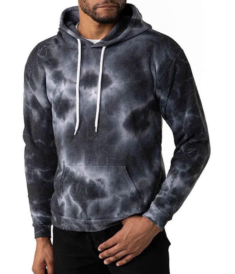 Men's Cloud Tie‑Dye Pullover Hoodie