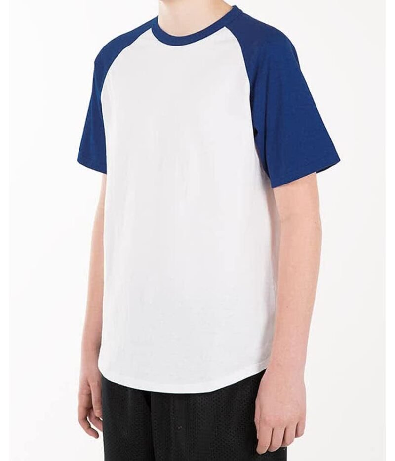 Boys Short Sleeve Raglan T‑shirt