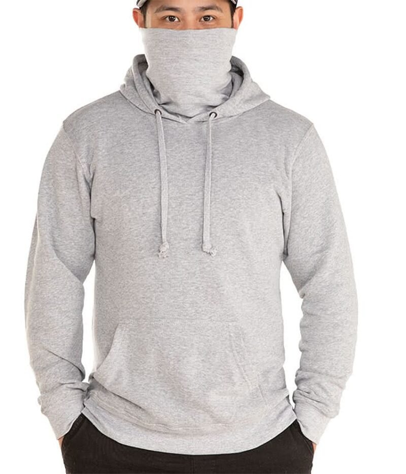 Men's Pullover Hoodie with Gaiter