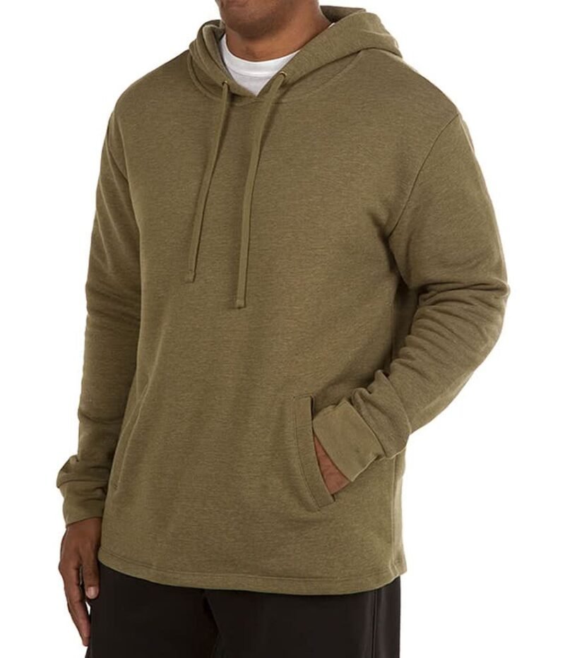 Men's Snow Heather French Terry Pullover Hoodie