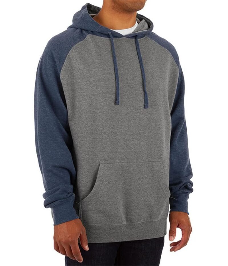 Men's Trading Heather Raglan Pullover Hoodie