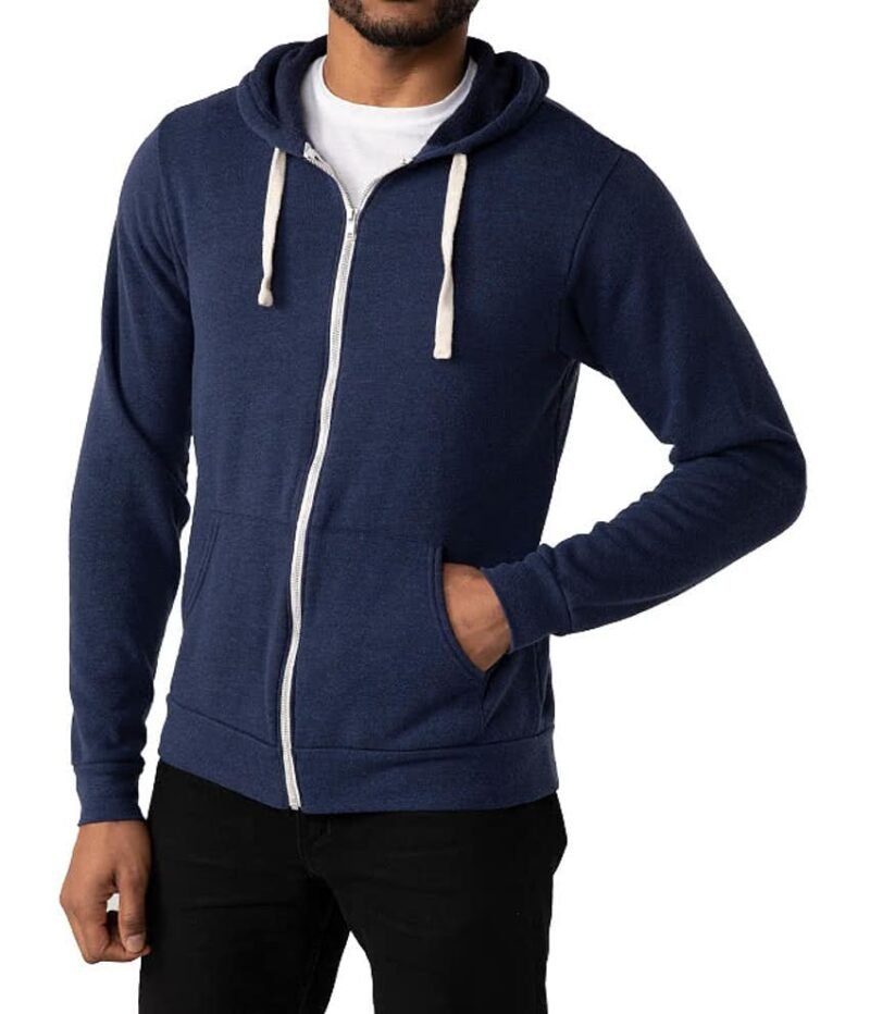 Men's Tri‑Blend Zip Hoodie