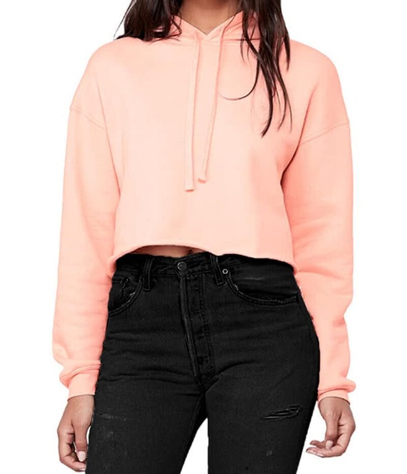 Women's Drop Shoulder Cropped Hoodie