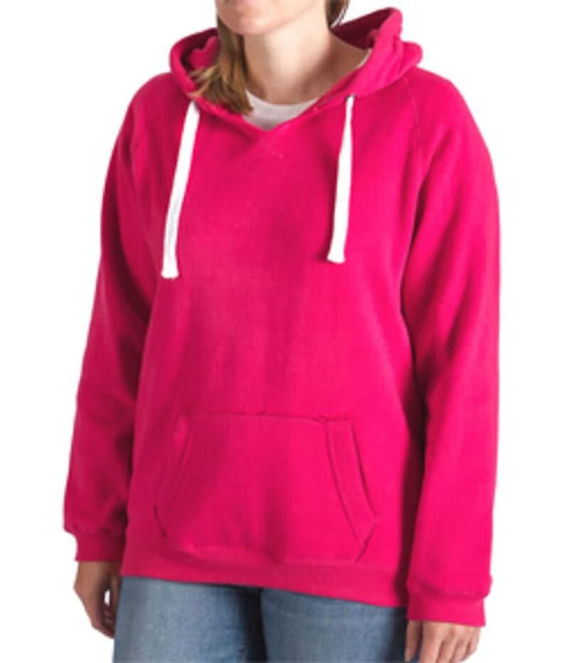 Women's V‑Neck Pullover Hoodie