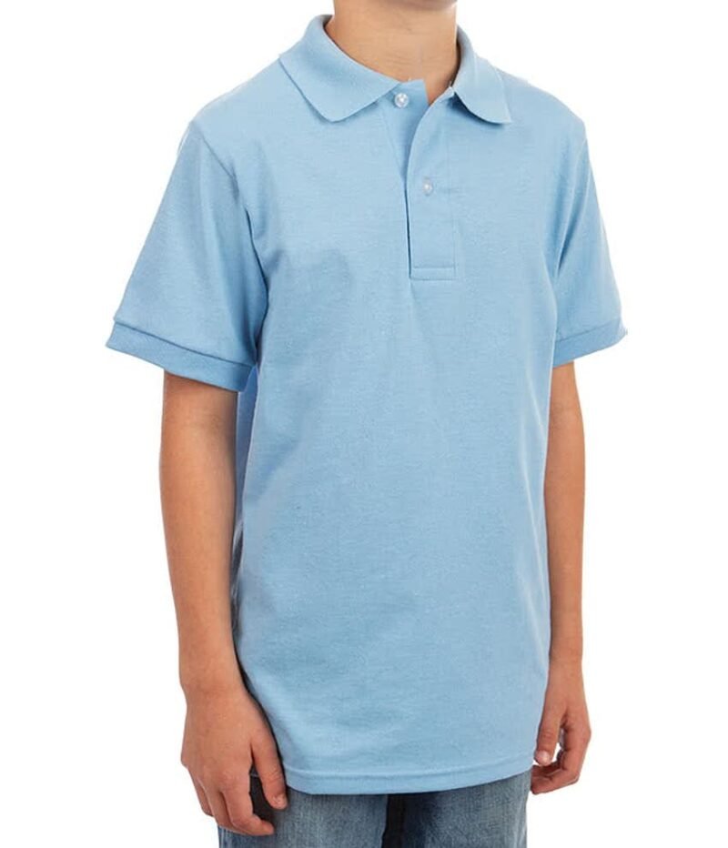 Boys 50% Cotton 50% Polyester Jersey Polo