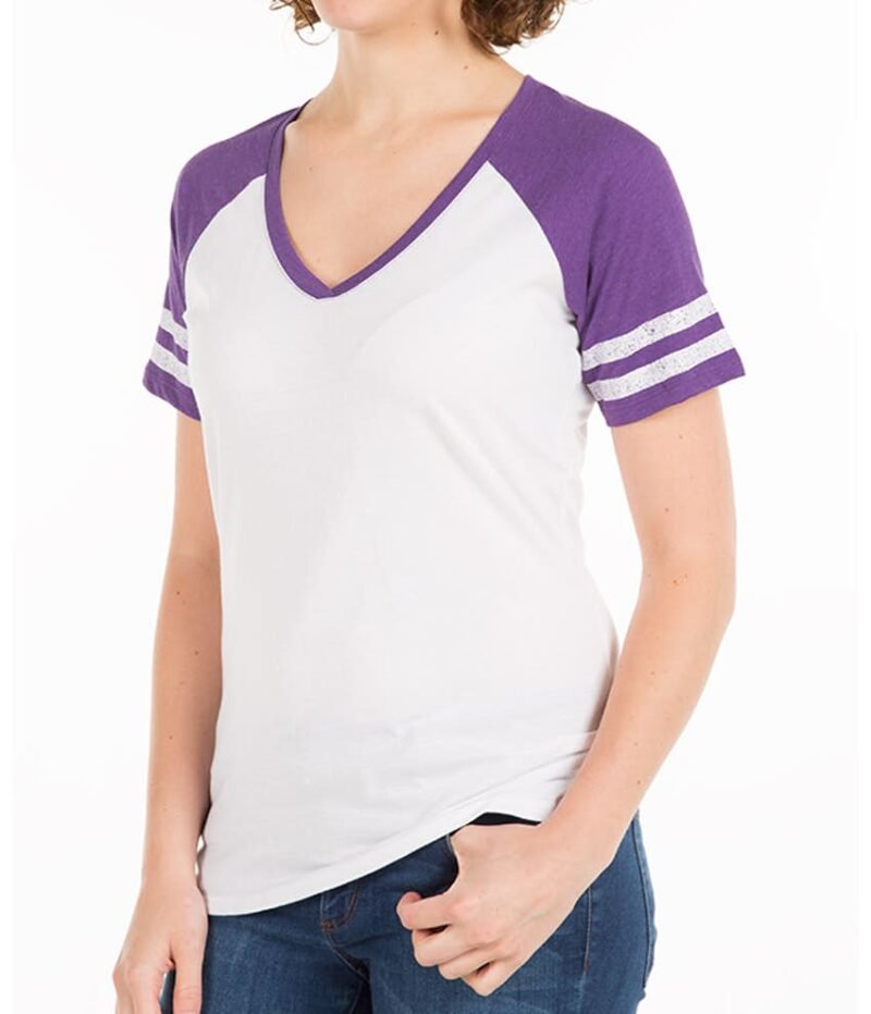 Women's Game Time Cotton V‑Neck T‑shirt