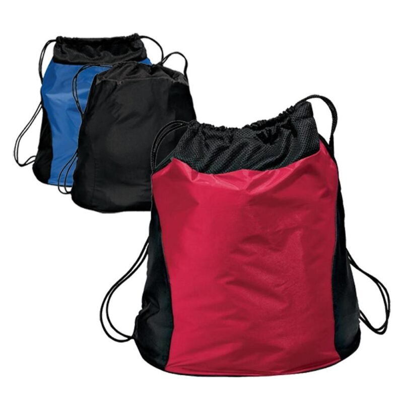 Two-Tone Drawstring Backpack - Image 2