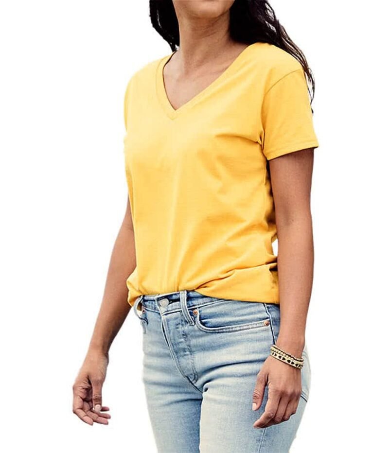 Women's Cotton Re‑Tee V‑Neck T‑shirt