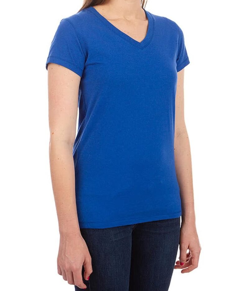 Women's Slim Fit Jersey V‑Neck T‑shirt