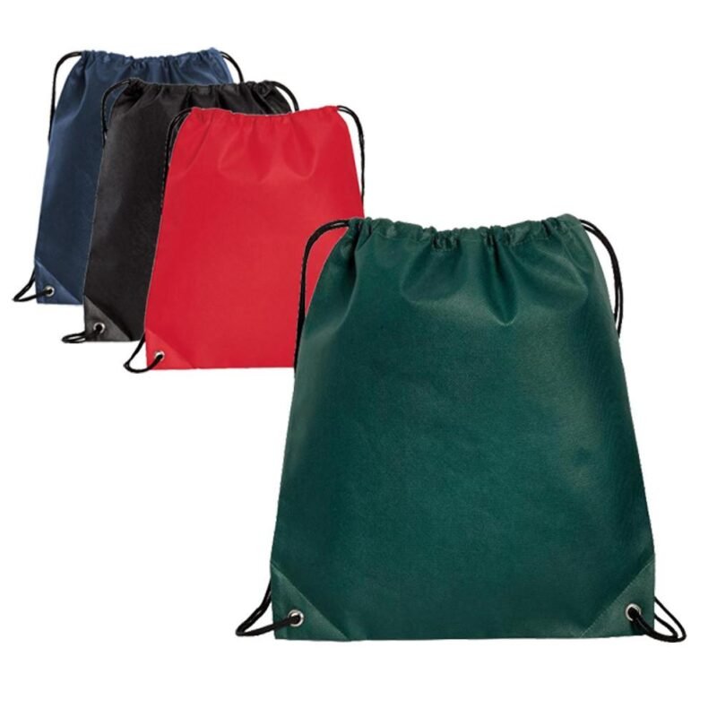 Two-Tone Polypropylene Non-Woven Drawstring Bag