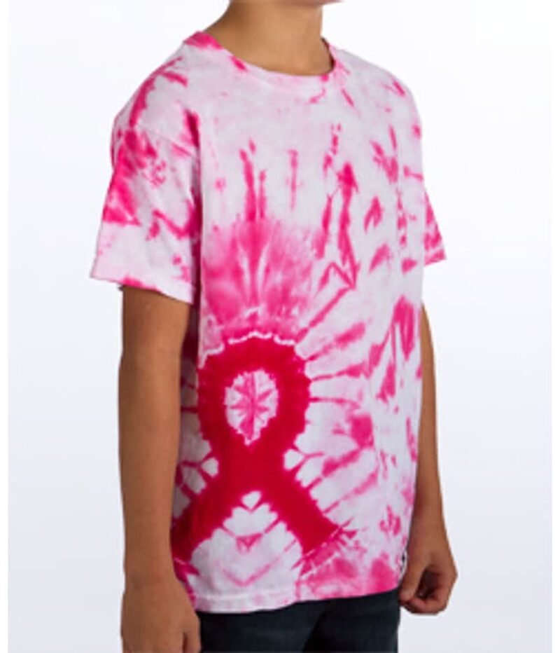 Boys Charity Ribbon Tie‑Dye T‑shirt