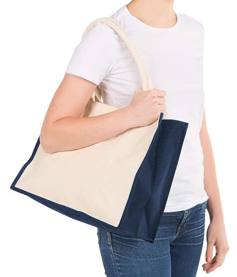 Cotton Landscape Shopper Tote