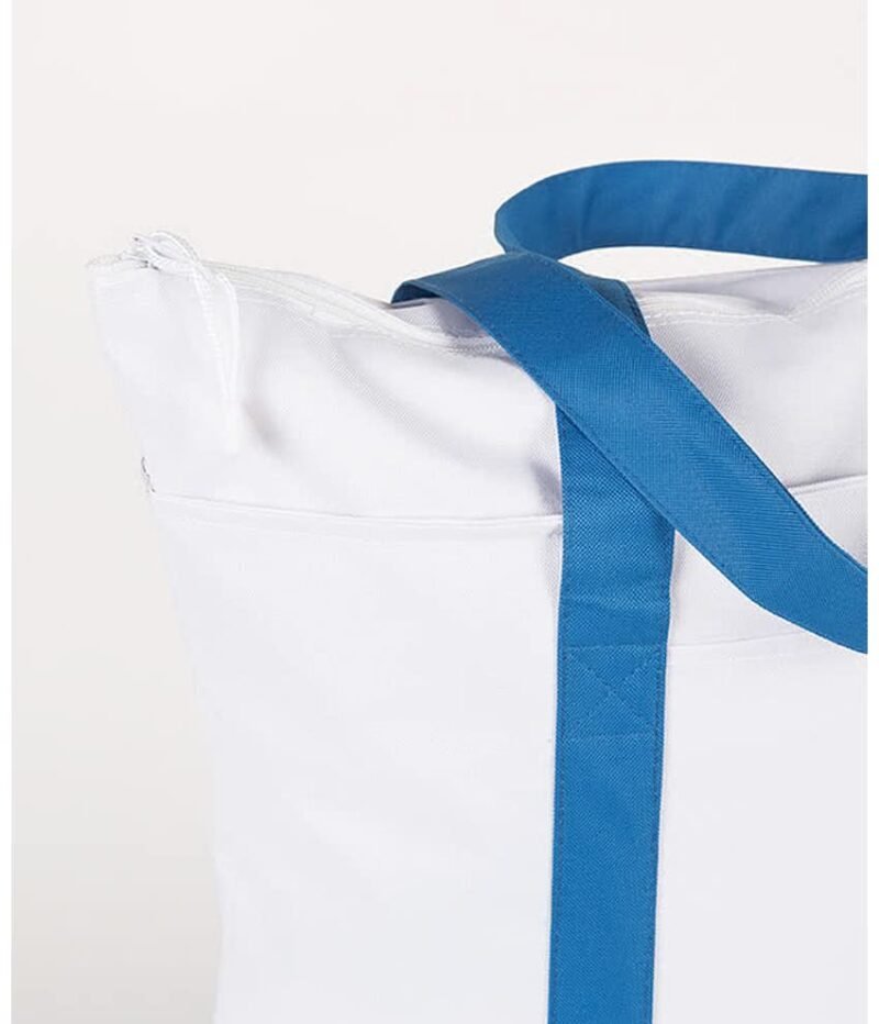 Large Poly Zippered Boat Tote - Image 3