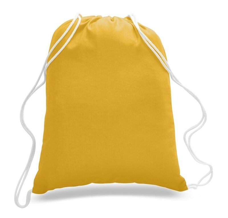 Economical Sport Cotton Drawstring Bag - Image 2