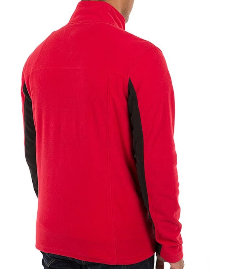 Men's Colorblock Full Zip Microfleece Jacket - Image 2