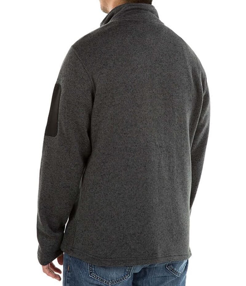 Men's Quarter Zip Sweater Fleece Pullover - Image 2