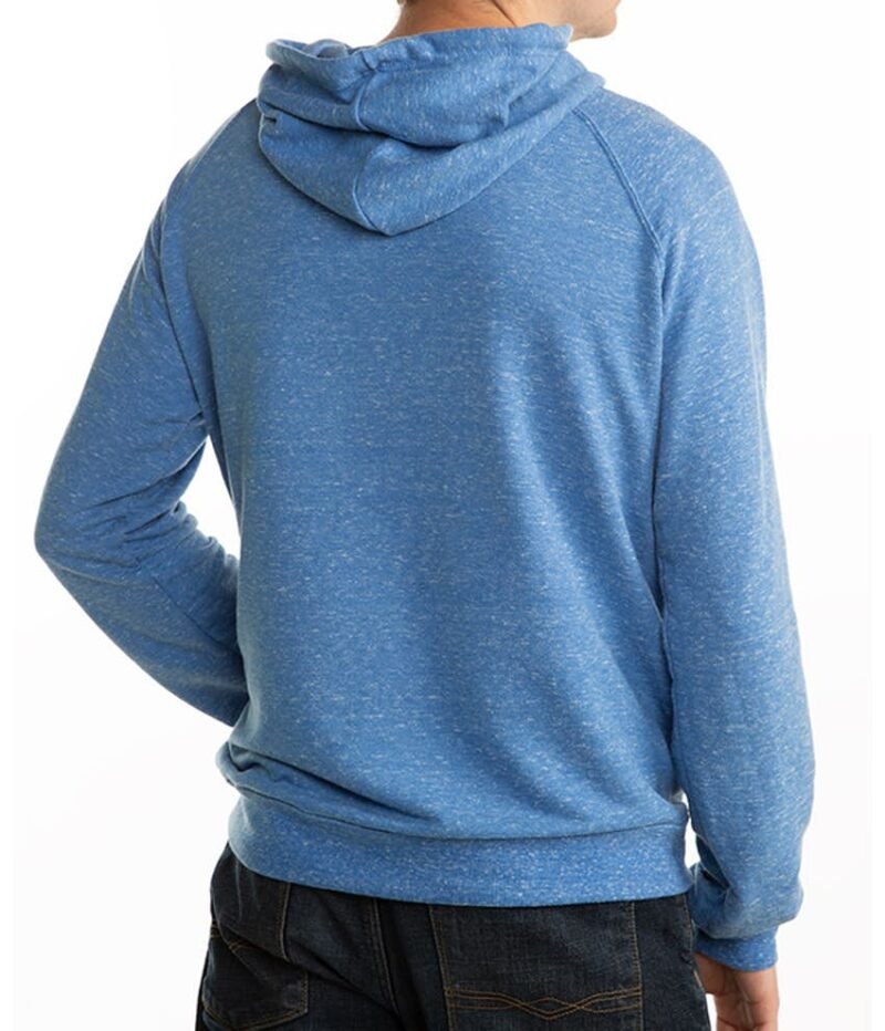 Men's Snow Heather French Terry Pullover Hoodie - Image 2