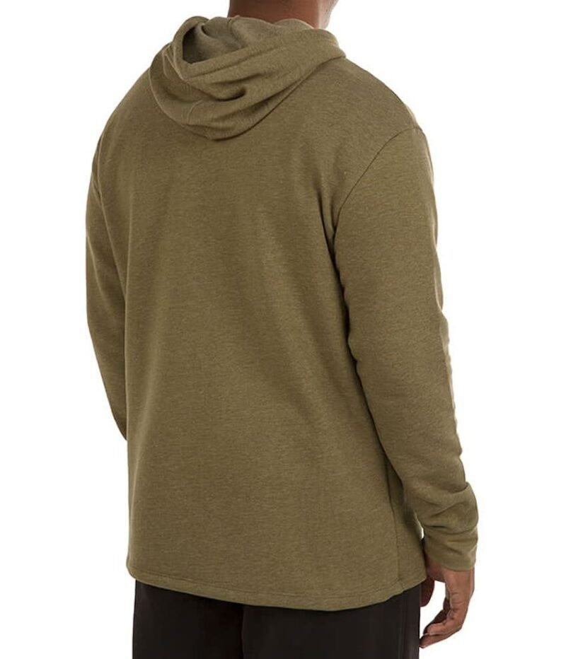 Men's Snow Heather French Terry Pullover Hoodie - Image 2