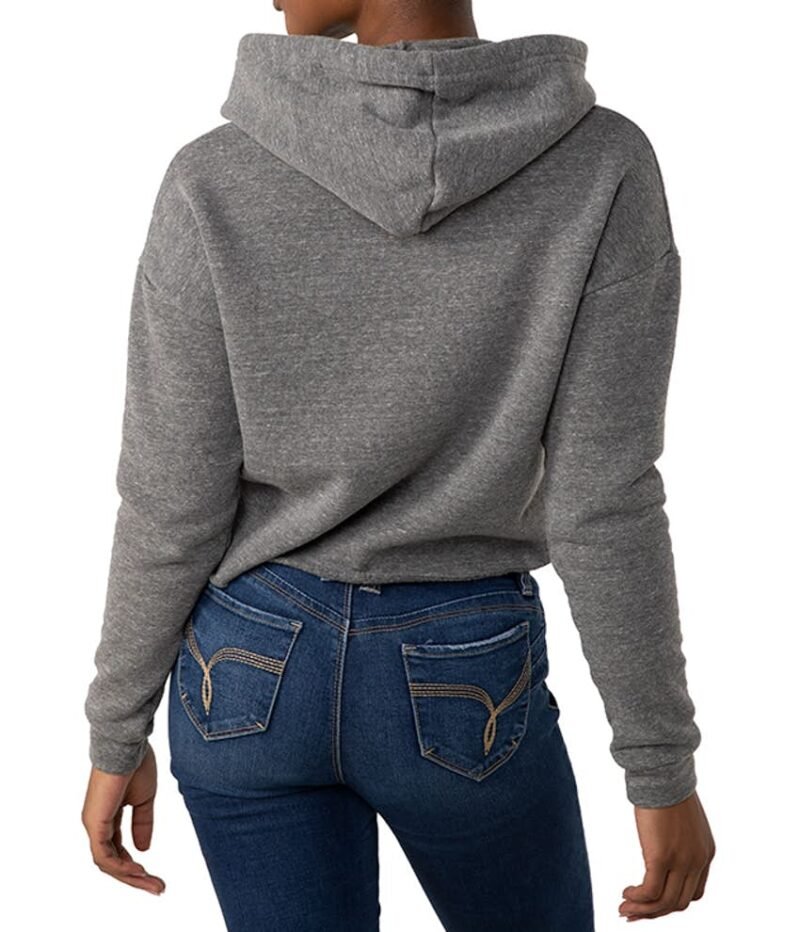 Women's Eco Tri‑Blend Cropped Hoodie - Image 2