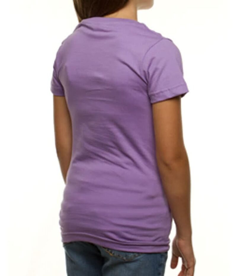 Girls 100% Polyester Longer Length Jersey T‑shirt - Image 2