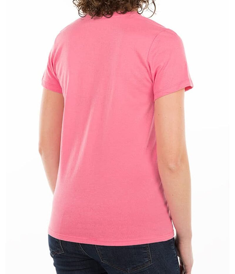 Women's 100% Cotton V‑Neck T‑shirt - Image 2