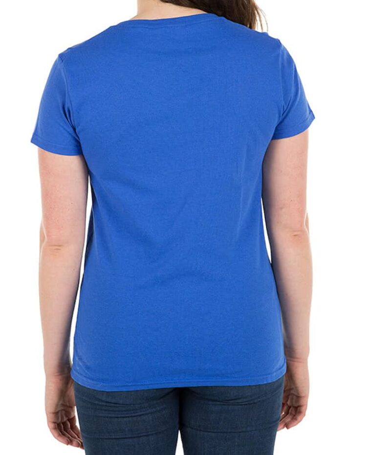 Women's 100% Cotton V‑Neck T‑shirt1 - Image 2