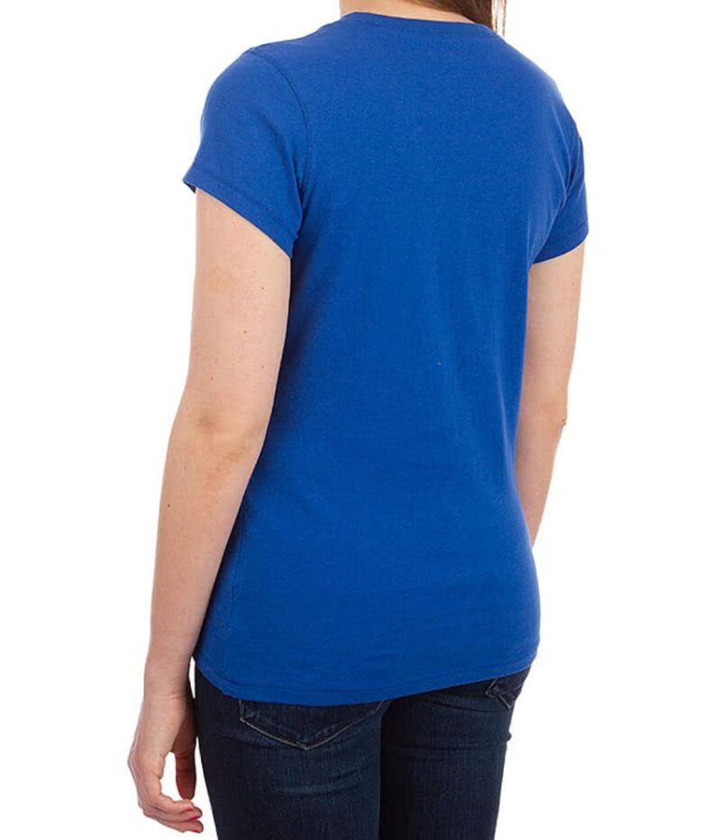 Women's Slim Fit Jersey V‑Neck T‑shirt - Image 2