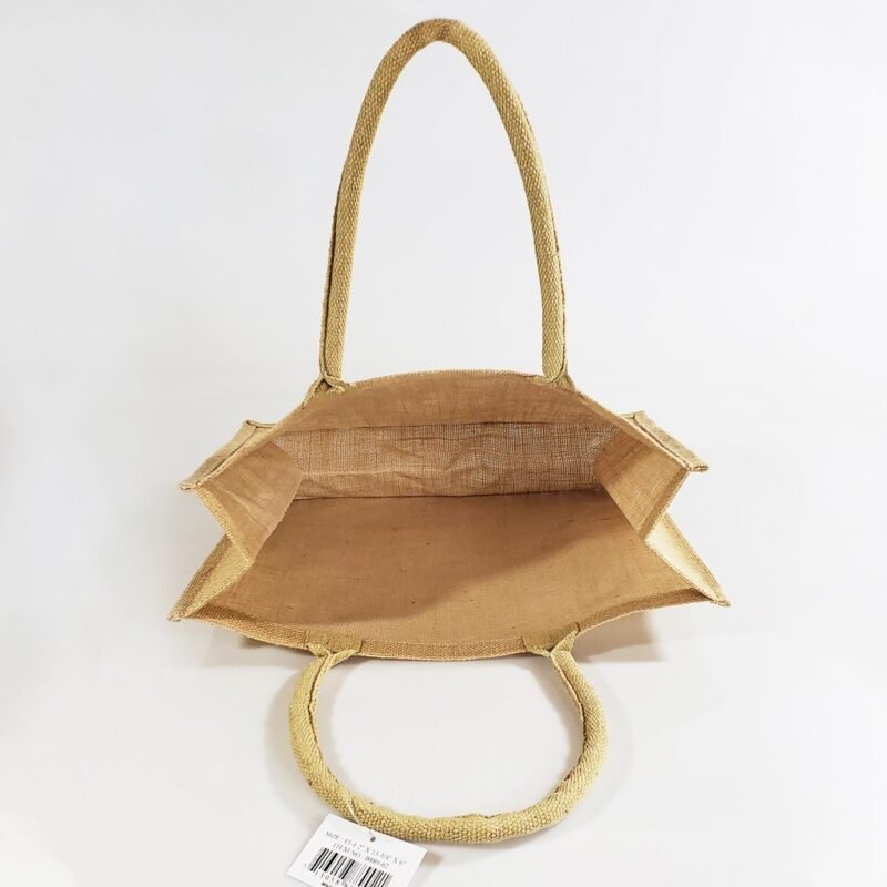 Large Burlap Shopping Bags  Reusable Jute Totes - Image 2