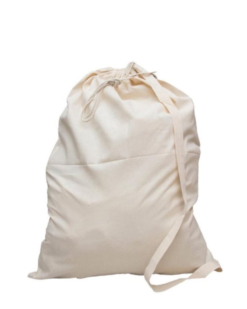 Premium Cotton Laundry Bags With Shoulder Strap - Image 3