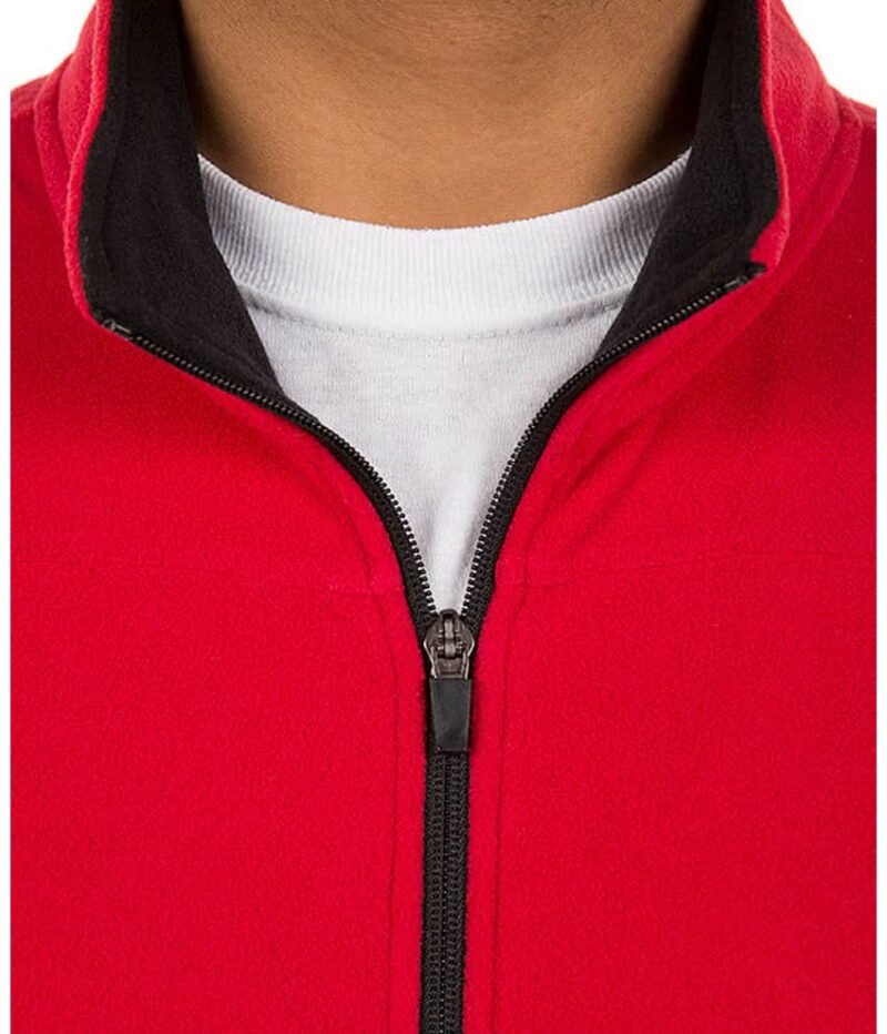 Men's Colorblock Full Zip Microfleece Jacket - Image 3